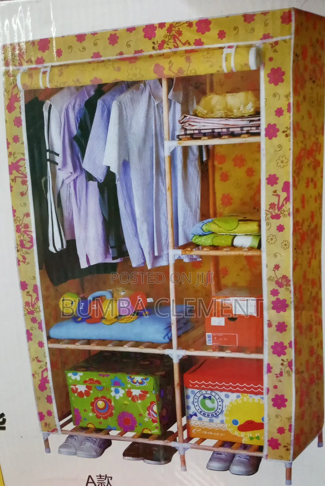 Xl Wooden Cloth Wardrobe