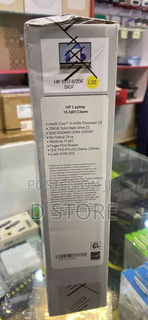 New Laptop HP 15 8GB Intel Core i3 SSD 256GB