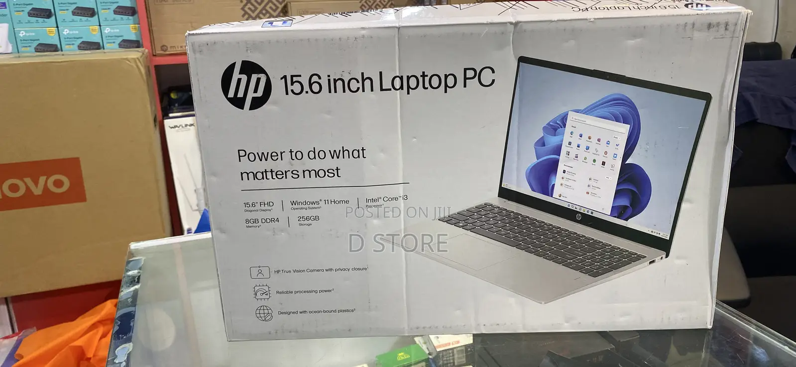 New Laptop HP 15 8GB Intel Core i3 SSD 256GB