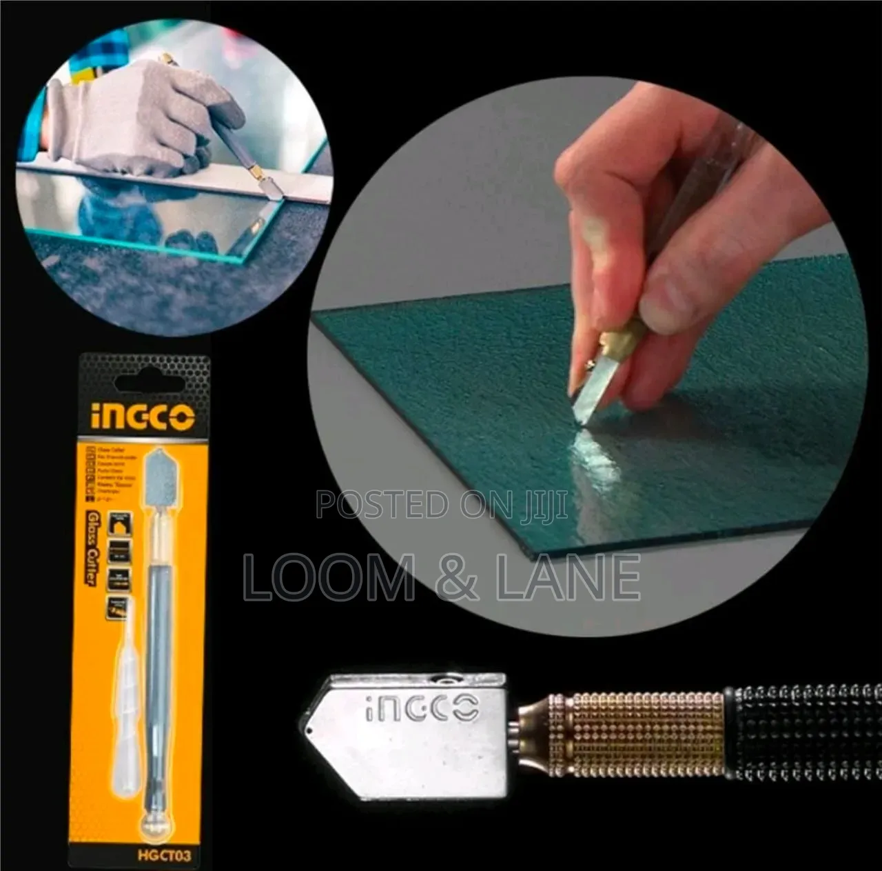 INGCO Glass Cutter Tool Diamond High Quality