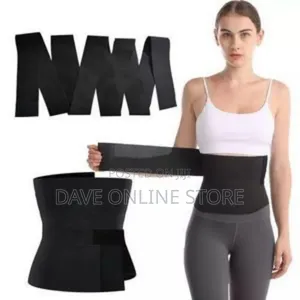Generic Black Waist Trainer Bandage Wrap