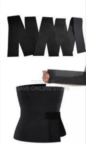 Generic Black Waist Trainer Bandage Wrap