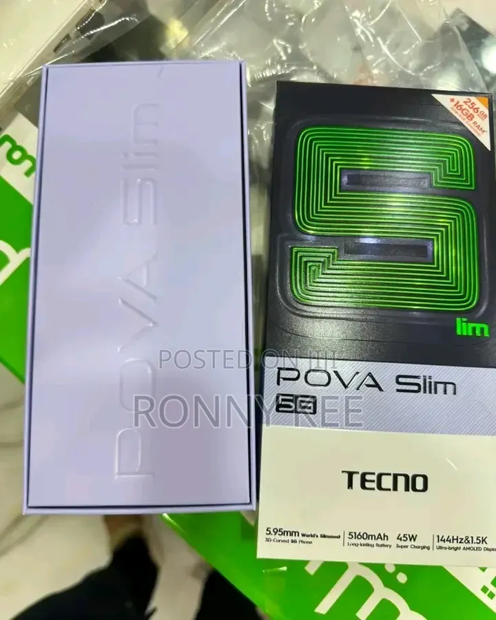 New Tecno Pova Slim 5G 256 GB Silver