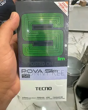 New Tecno Pova Slim 5G 256 GB Silver