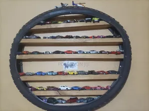 Mattel Hot Wheels Matchbox 50+ Toy Car Collection in DisplayRack