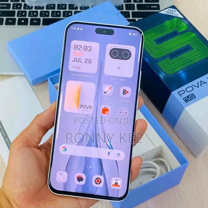New Tecno Pova Slim 5G 256 GB White