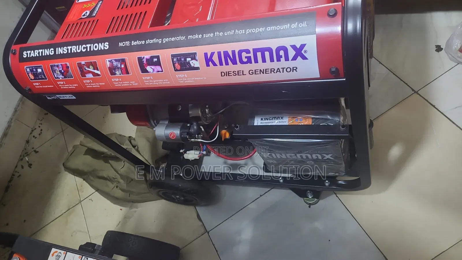 Open Diesel Generator