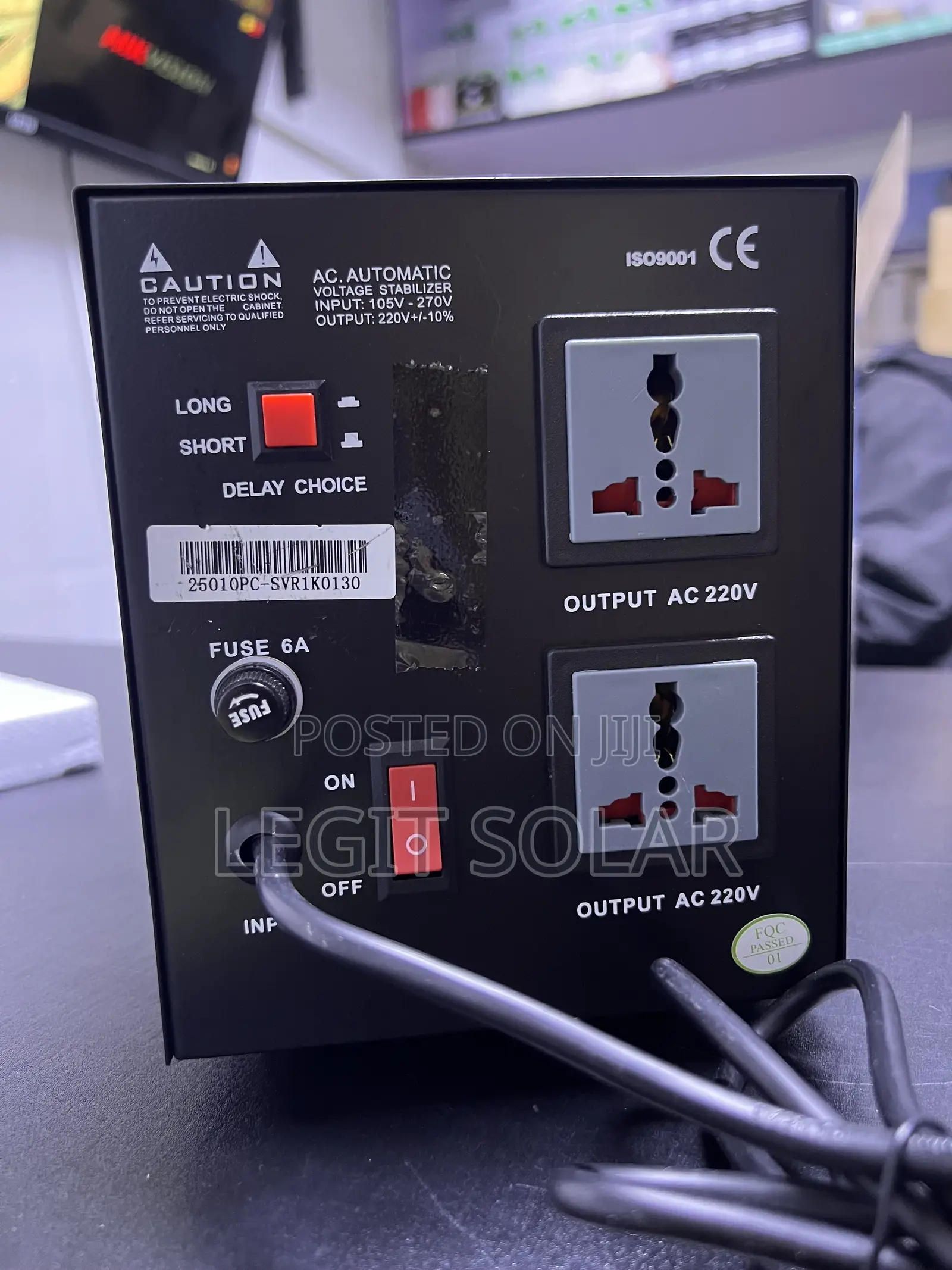 TTN PC-SVR1000VA Automatic Voltage Stabilizer