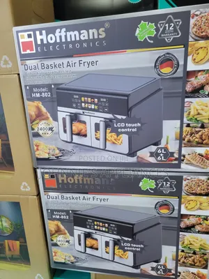 12L Hoffman Dual Basket Airfryer