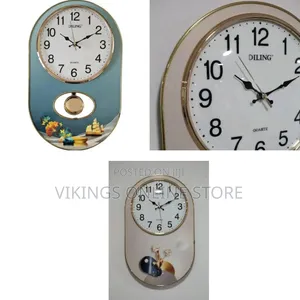 Diling Quiet Hours Analog Wall Clock - Beautiful Clock for Kitchen