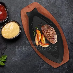 Cast Iron Skillets, Sizzle Platter Small Frying Fish Pan