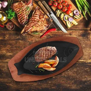 Cast Iron Skillets, Sizzle Platter Small Frying Fish Pan