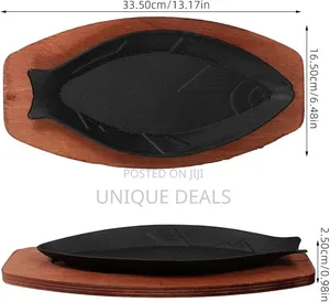 Cast Iron Skillets, Sizzle Platter Small Frying Fish Pan
