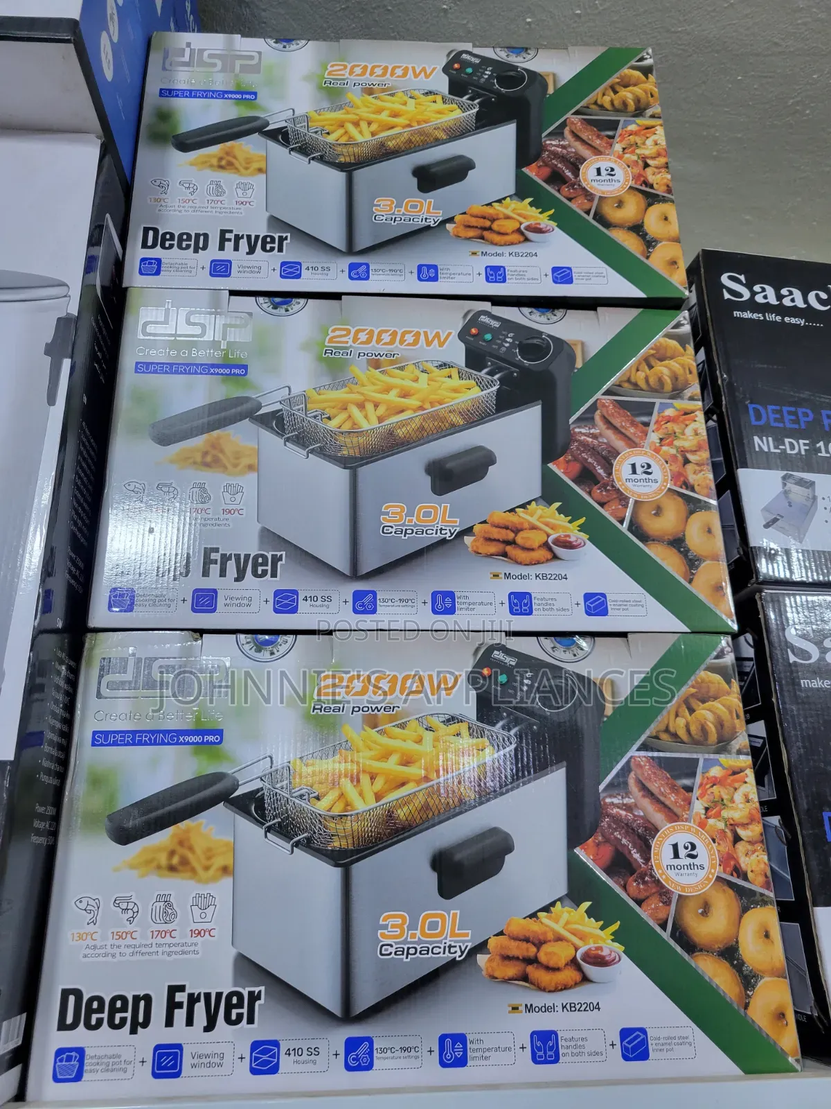 3L DSP Electric Chips Fryer / Deepfryer