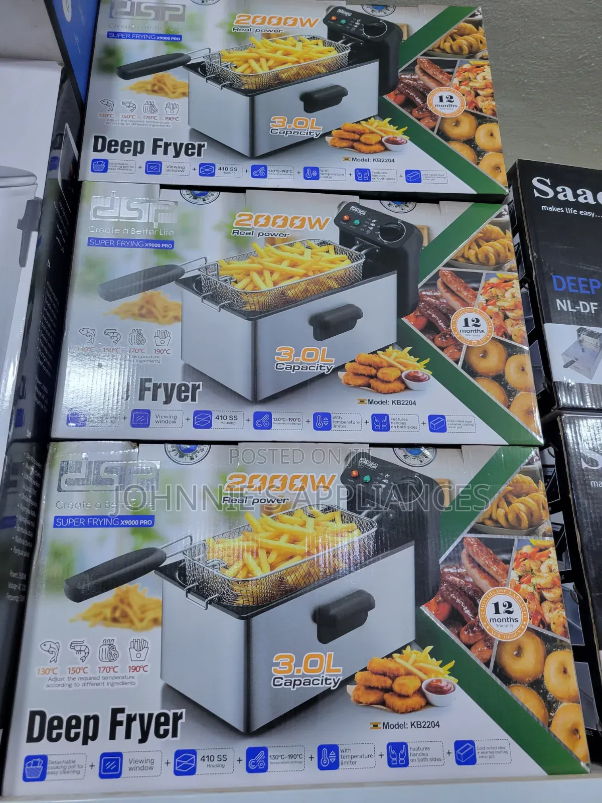 3L DSP Electric Chips Fryer / Deepfryer