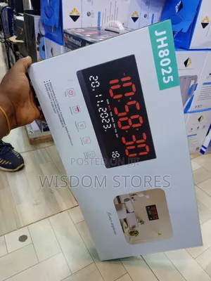 JH8025 LED Digital Calendar and Wall Clock.