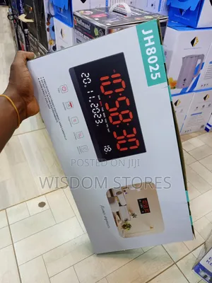 JH8025 LED Digital Calendar and Wall Clock.
