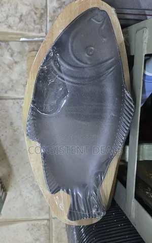 Steak Fry Plate Fish Shaped Grill Pan