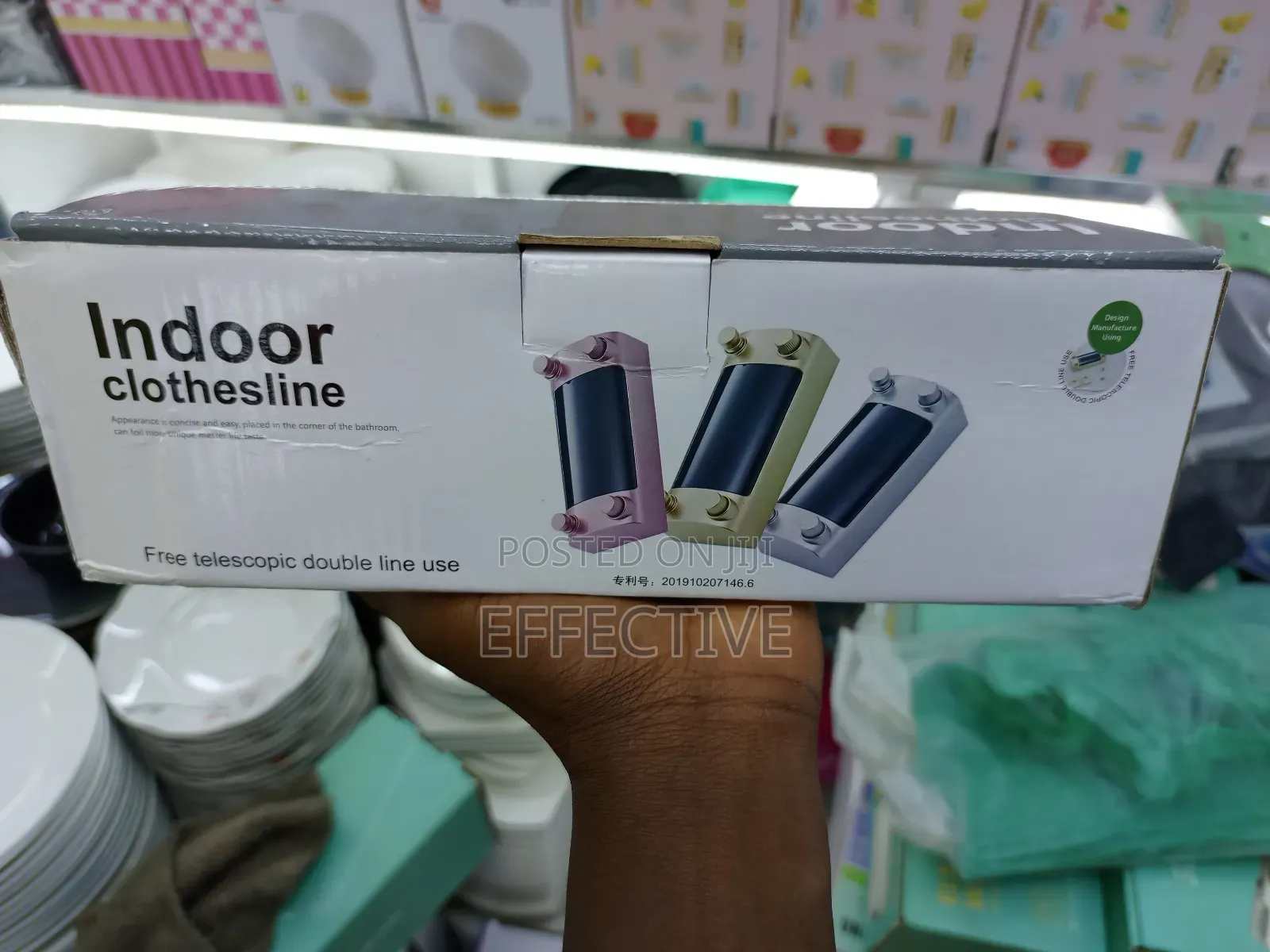 Retractable Double-Line Indoor Clothesline