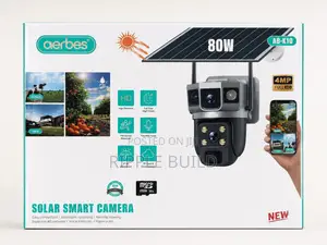 Aerbes 4G Solar PTZ Security Camera With 3 Lenses AB-JK70-G