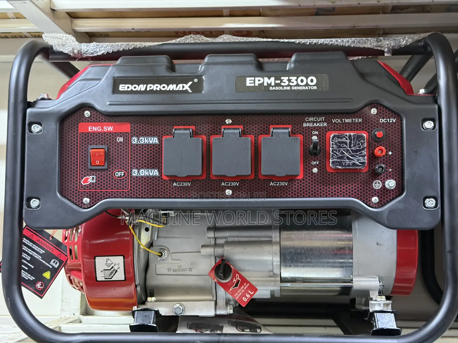 EPM-3300 Gasoline Generator Button