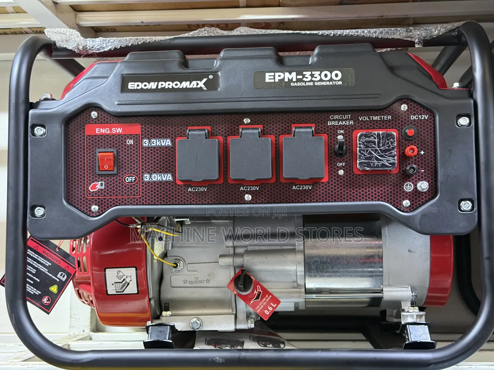 EPM-3300 Gasoline Generator Button