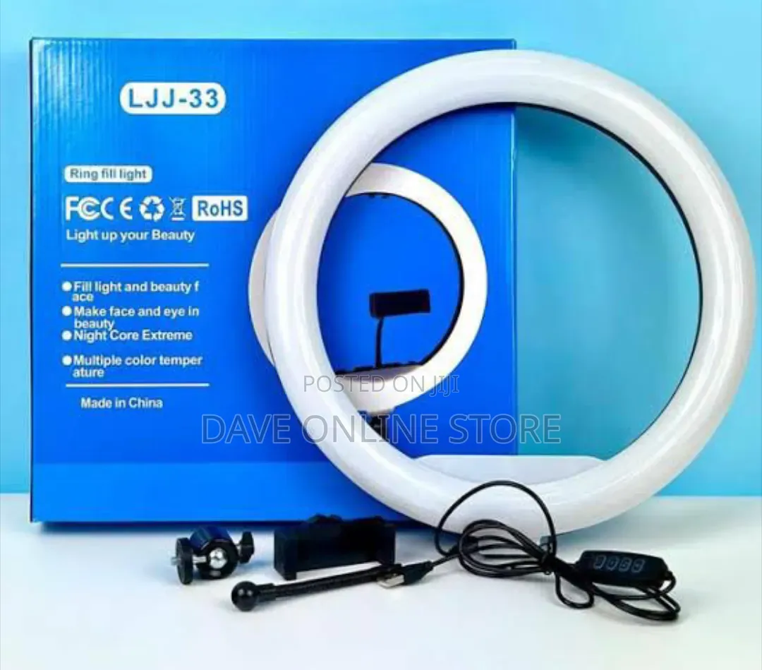 LJJ-33 LED Ring Light Kit