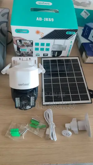 WiFi Solar PTZ Security Camera Single Lens HD