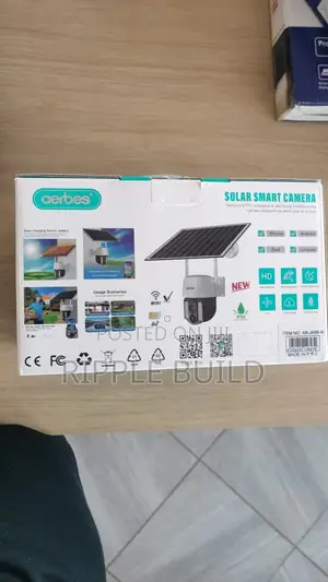 Aerbes WiFi Solar PTZ Security Camera Single Lens HD AB-JK69-W