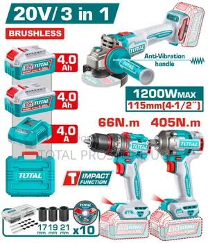 3 PCS Cordless Combo Kit