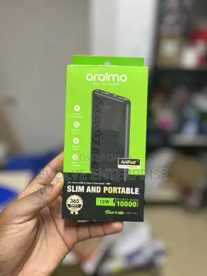 Oraimo 10,000 Mah Slim Pocket Power Bank