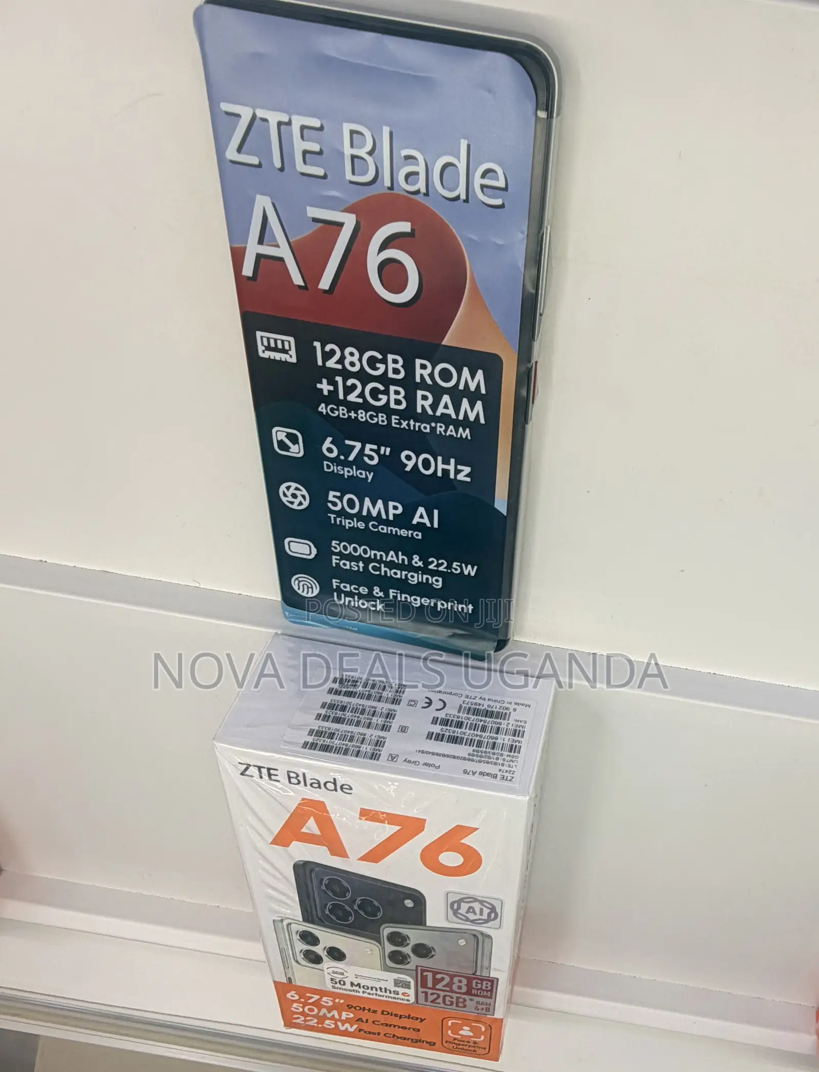 New ZTE Blade A76 5G 128 GB Blue