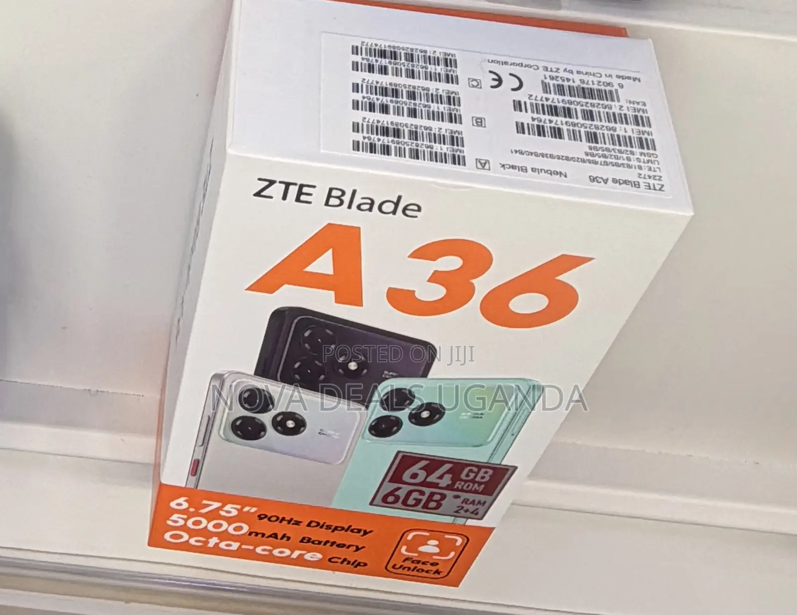 New ZTE Blade A36 64 GB Blue
