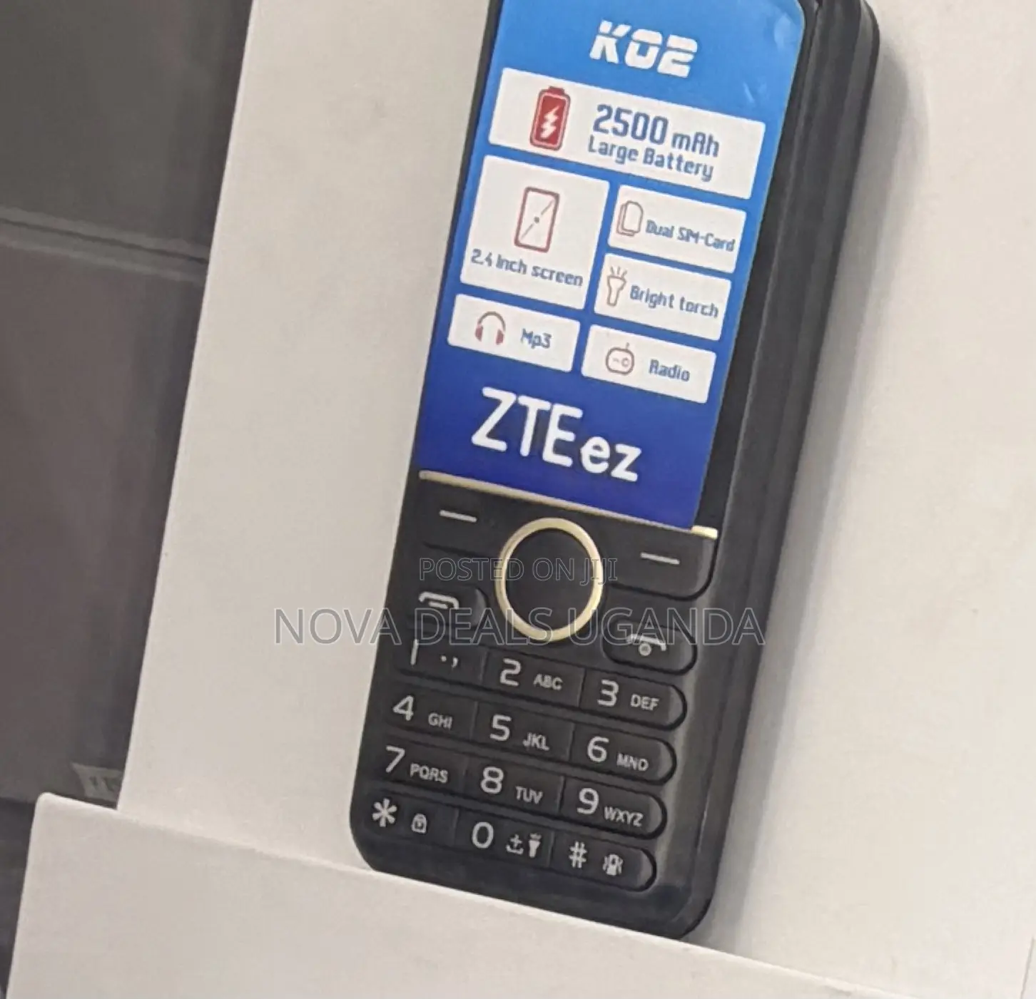 New ZTE K2 Black