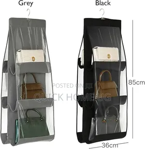 6-Pockets Handbag Hanging Storage Organizer-Space Saving