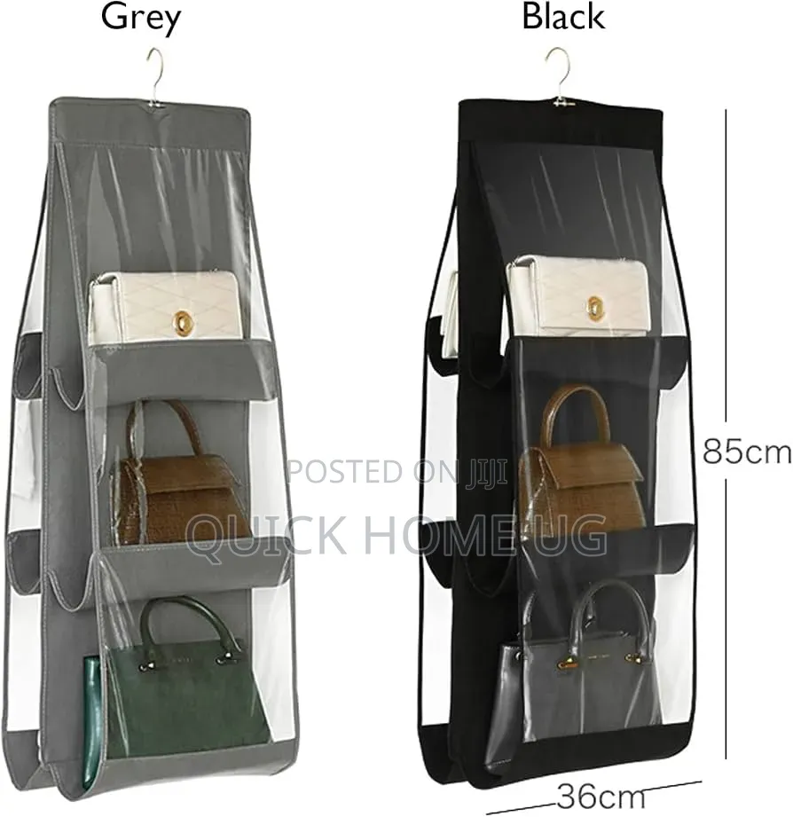 6-Pockets Handbag Hanging Storage Organizer-Space Saving