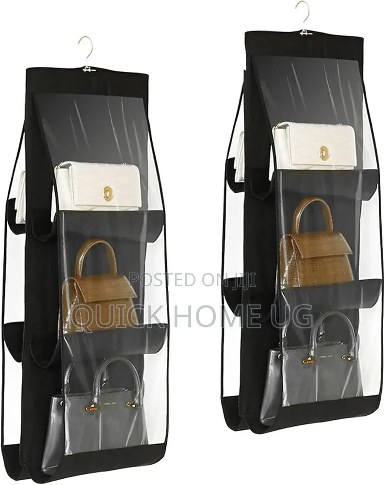 6-Pockets Handbag Hanging Storage Organizer-Space Saving