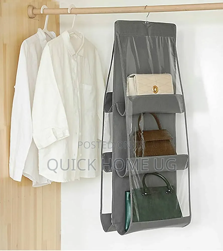 6-Pockets Handbag Hanging Storage Organizer-Space Saving