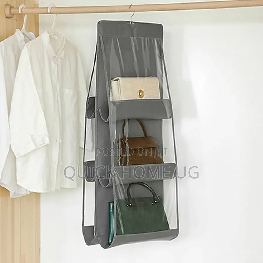 6-Pockets Handbag Hanging Storage Organizer-Space Saving