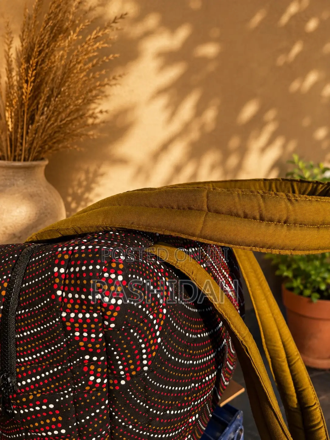 Daima Tote Bag -Multicolor- Golden Brown