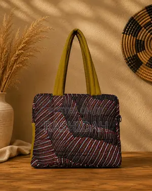 Daima Tote Bag -Multicolor- Golden Brown