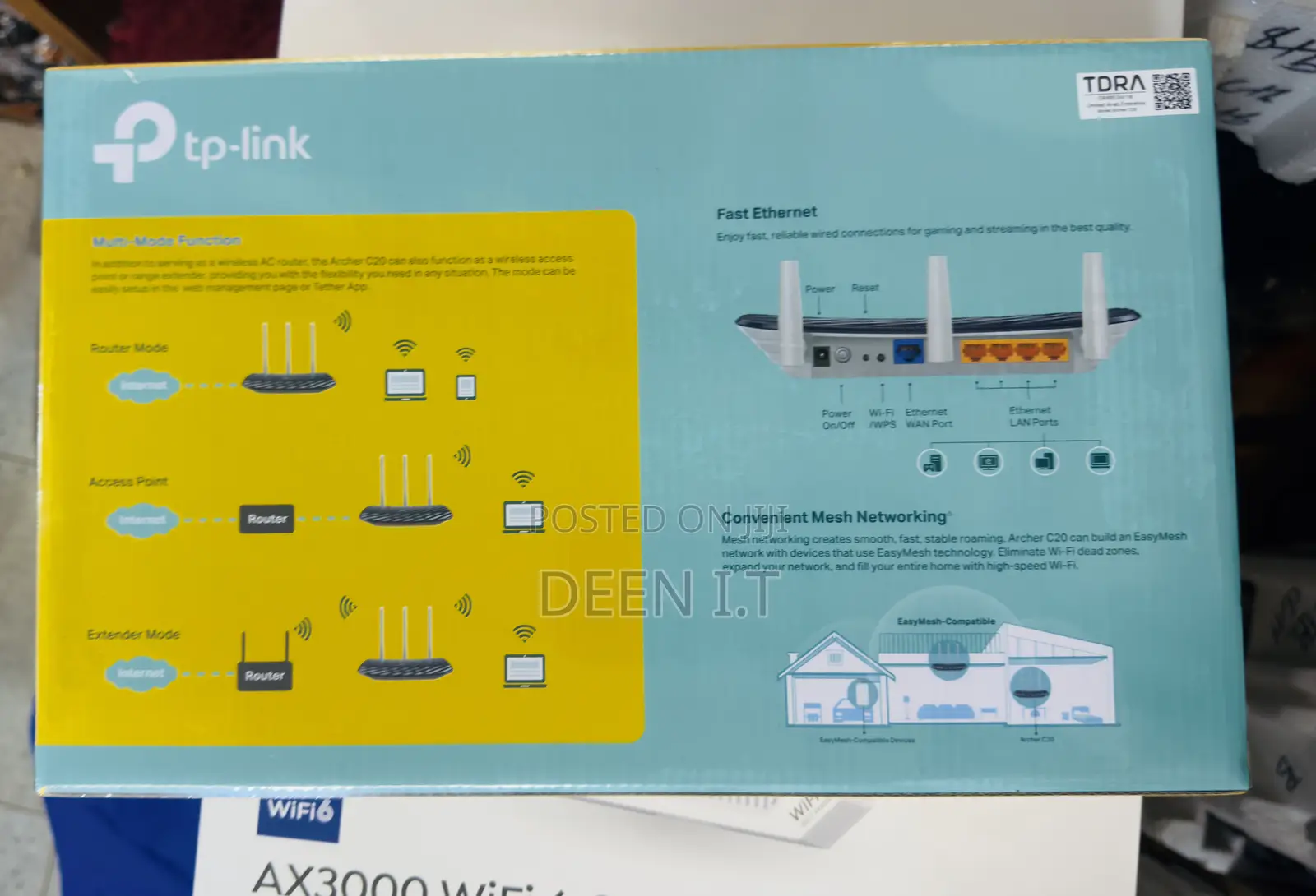TP-Link Archer C20 AC750 Wireless Dual Band Route