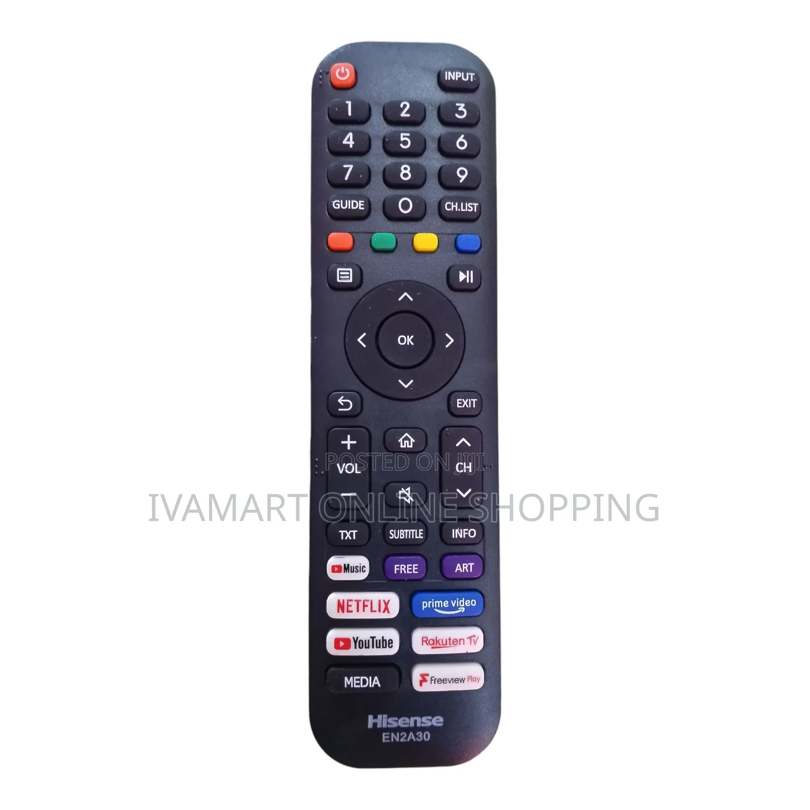 Hisense VIDAA Smart TV Remote