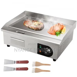 Commercial Stainless Steel Electric Countertop Griddle