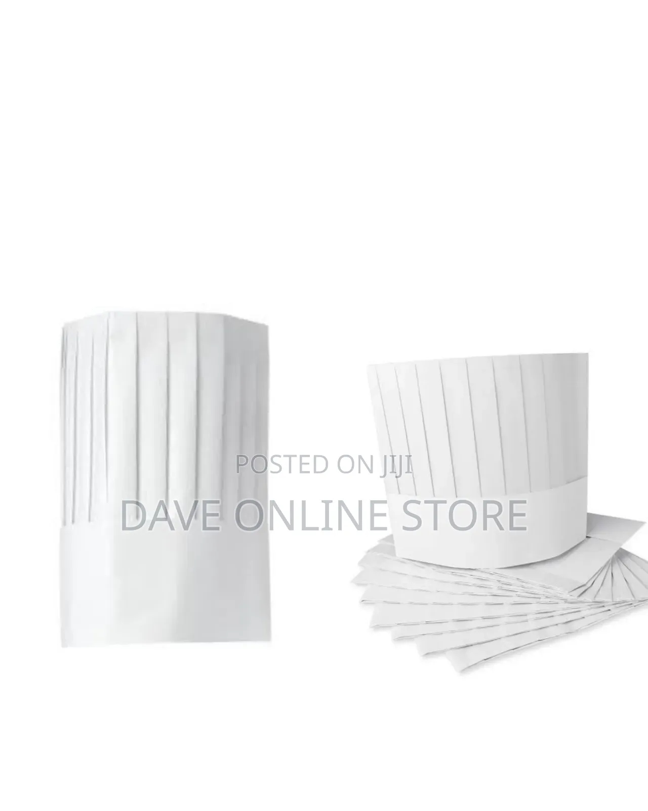 10 Pieces Disposable Chef Hats.