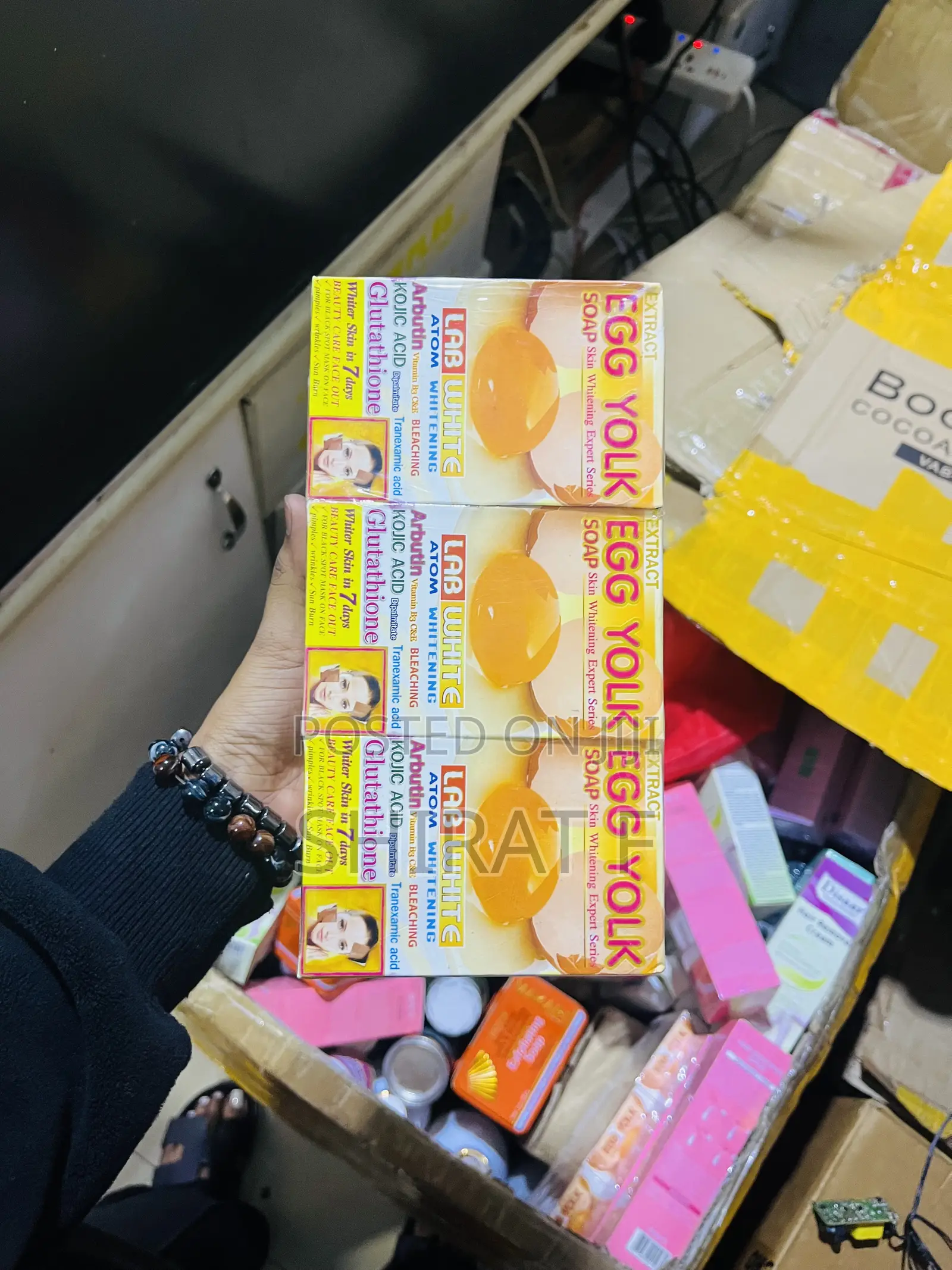 Egg York Whitening Soap