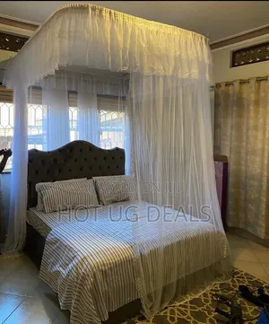 6x6 Luxury Wall Mounted Mosquito Net- White