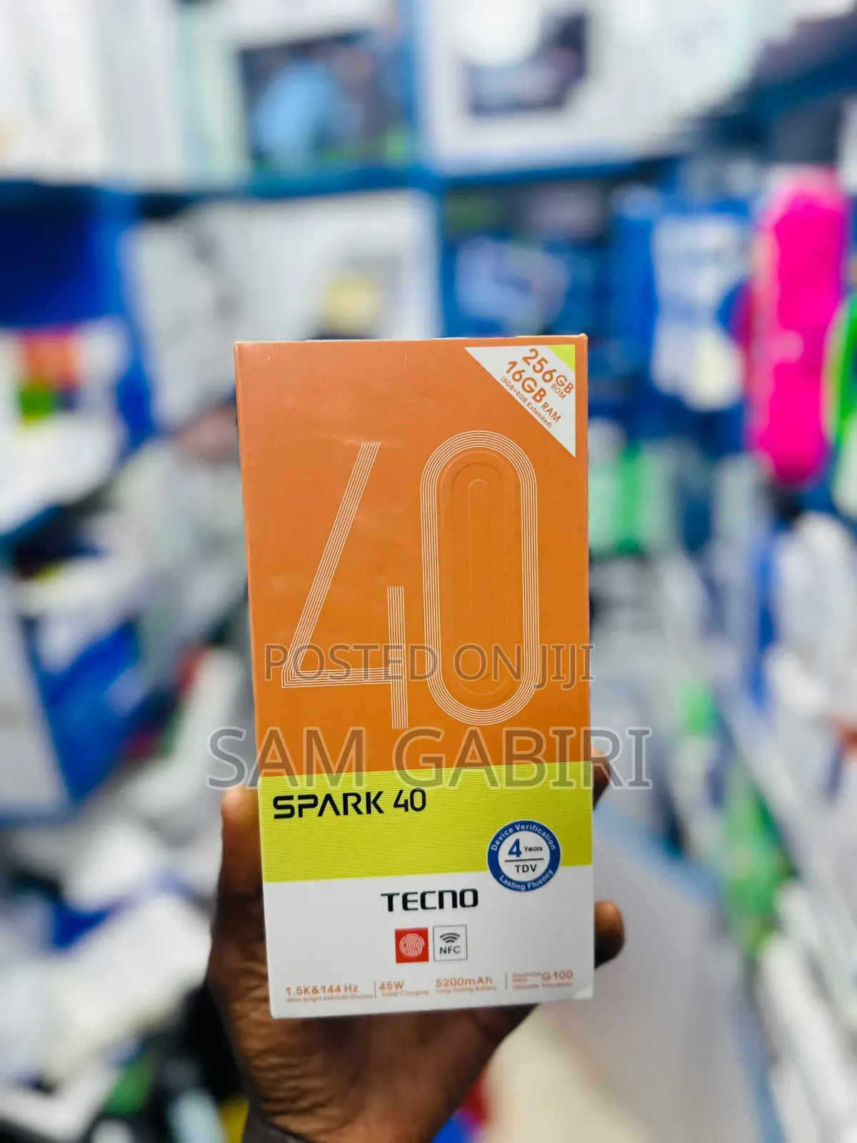 New Tecno Spark 40 256 GB Black