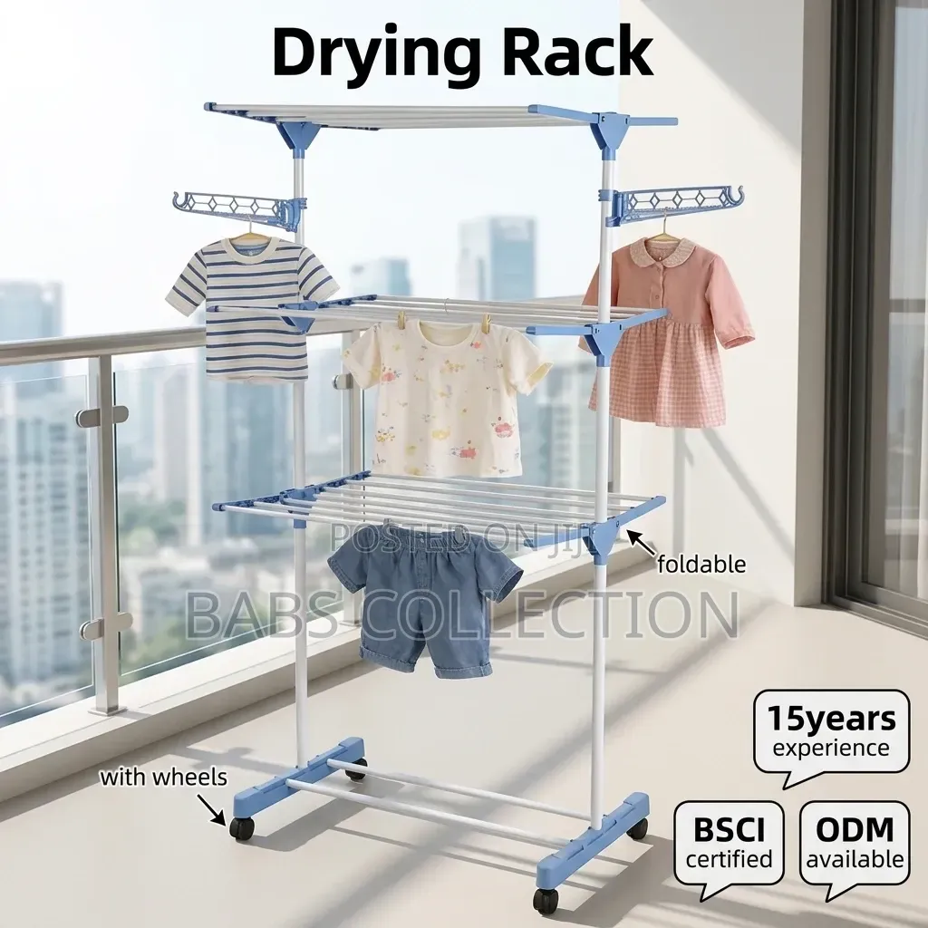 3 Tier Cloth Drying Rack