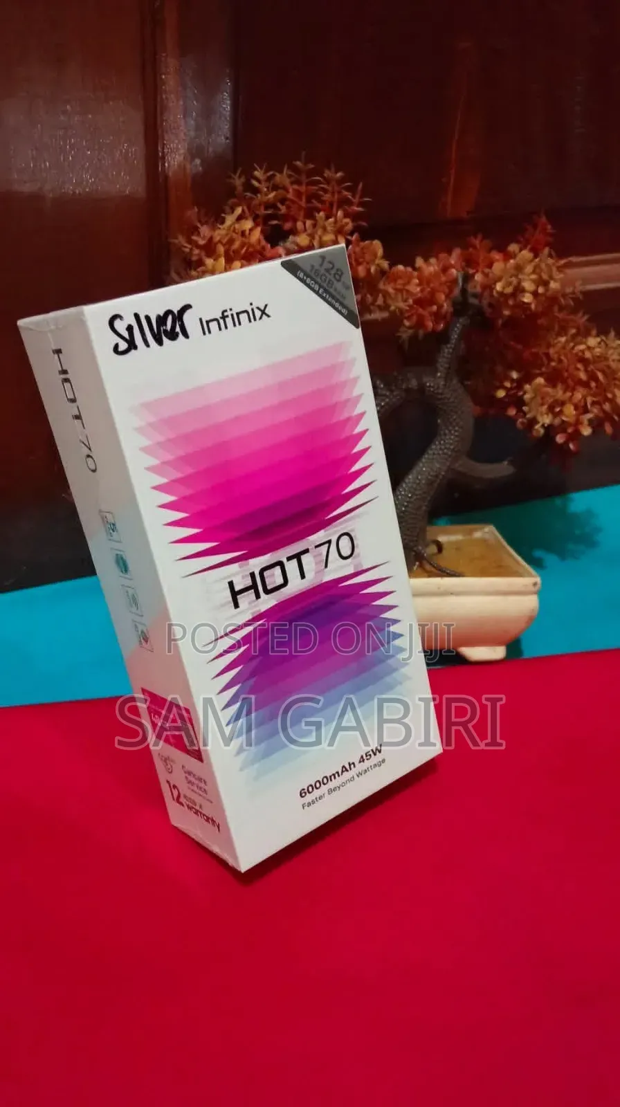New Infinix Hot 70 256 GB Orange